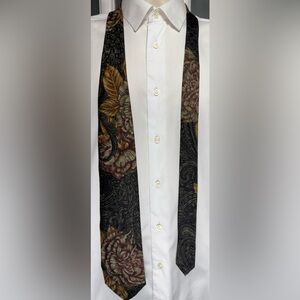 CANALI Floral Paisley Silk Tie